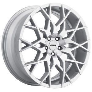 Forte f71 mistress 20x8.5 5x108/5x114.3 +35mm silver wheels rims