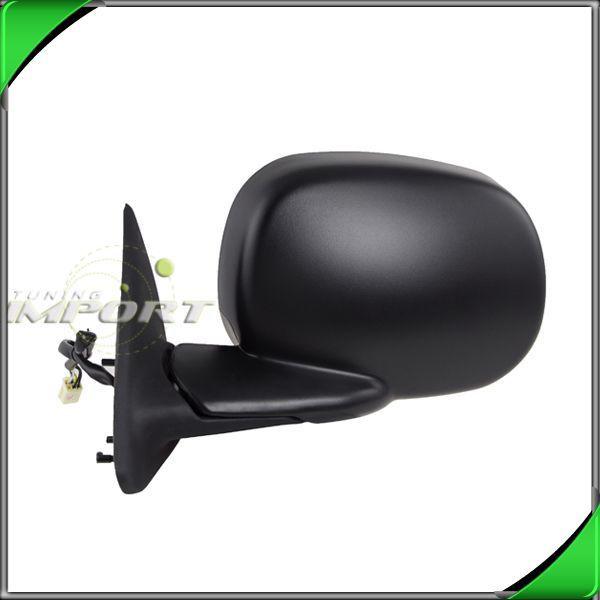 1998-2000 dodge durango power remote heat textured blk driver left side mirror