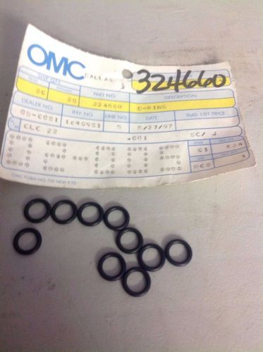 Omc part #324660 o ring 10 pack