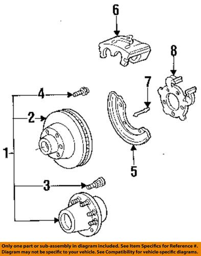 Ford oem 4c2z2c028aa brake-splash shield