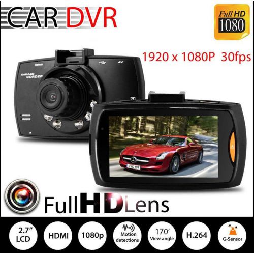 2.7&#034; lcd 1080p car dvr vehicle camera video recorder dash cam night vision cy