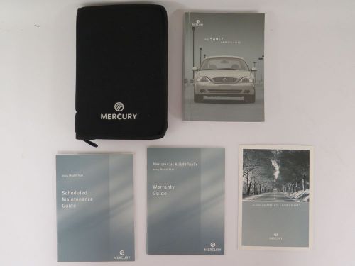 2004 mercury sable owners manual book