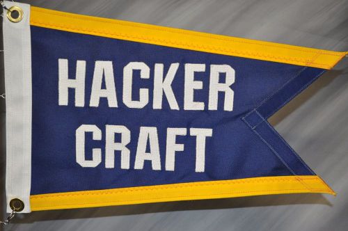 Hacker craft burgee pennant flag 1930-1942