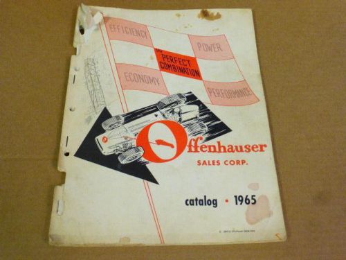 1965 offenhauser parts catalog intake accessories scoops magnesium wheels