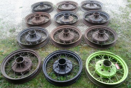 Model a ford 1930-31 19inch wheels rat rod spoke rims wheels