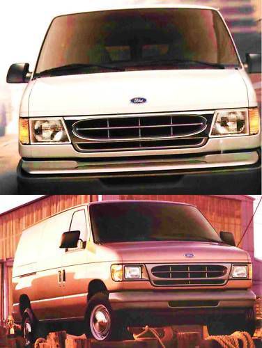 1999 ford econoline van &amp; club wagon brochure -e150-e250-e350 super duty-diesel