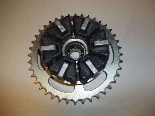 Kawasaki hub coupling assy + sprocket 40t kz 200 &amp; kz 250   1978-81