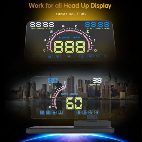 Universal gps navigation holder hud head up display projector holder smart phone