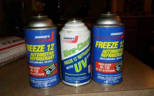 3 cans freeze 12 refrigerant full 12oz cans ships fast!