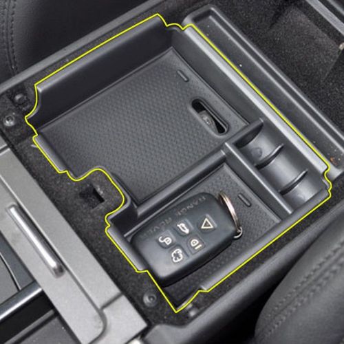 Car organizer for land range rover evoque 2012 2013 storage box container tray