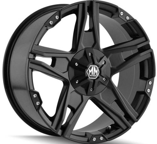 4-new mayhem 8080 patriot 17x8 6x135/6x139.7 +15mm matte black wheels rims