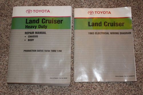 Toyota land cruiser heavy duty repair manual - chassis/ body &amp; 1983 electrical