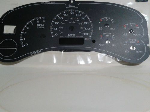 2001 silverado gauge face