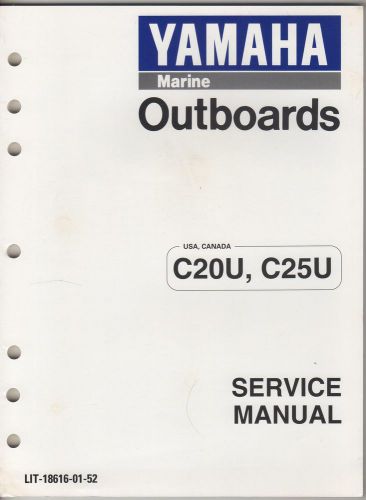 1996 yamaha marine outboard c20u &amp; c25u service manual  (738)