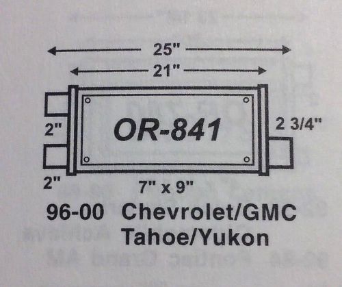 Imco or 841 1996-2000 chevrolet tahoe and gmc yukon