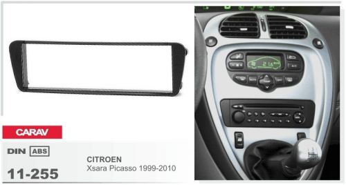 Carav 11-255 1-din car radio dash kit panel for citroen xsara picasso 1999-2010