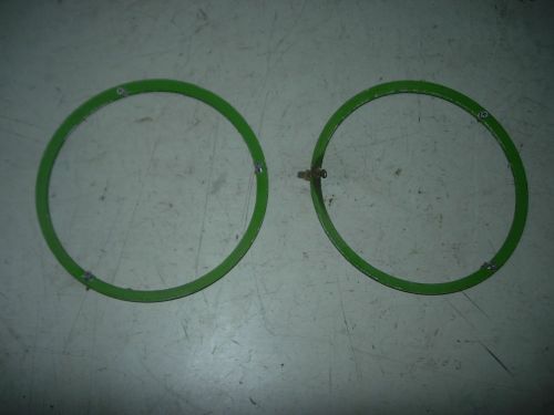 1967 1968 mustang original used headlight trim rings