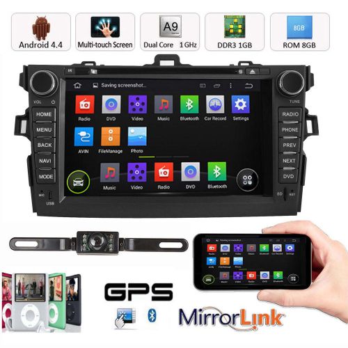 Quad core car dvd stereo autoradio gps multimedia navi for toyota corolla 07-11