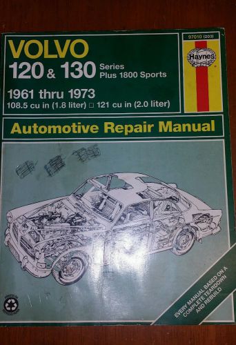 Haynes volvo 122 &amp;130 automotive repair manual