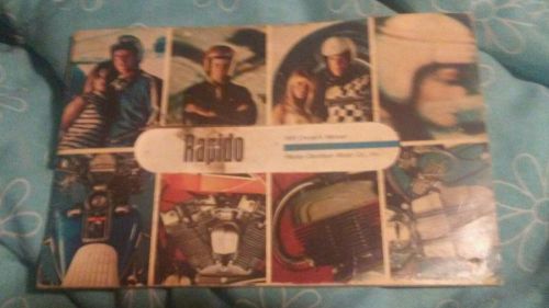 Harley davidson 1970 rapido owners manual