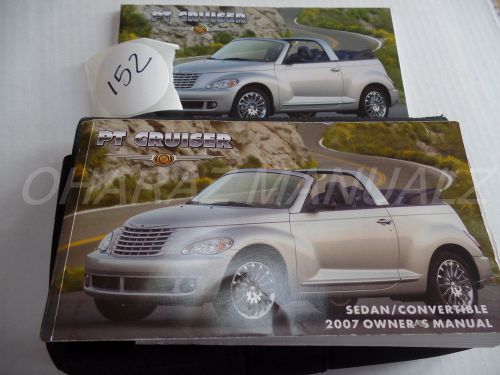 2007 chrysler pt cruiser owner owners owner&#039;s manual w/ case