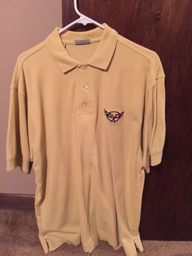 Corvette c5 cutter &amp; buck polo shirt medium