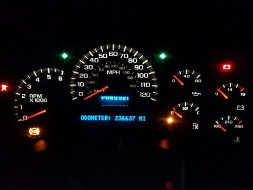 03-05 gmc sierra tahoe suburban 236k rebuilt instrument gauge cluster 15190826