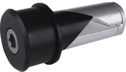 Crg 7/8&#034; bar end mirror adapter black (ia-300)