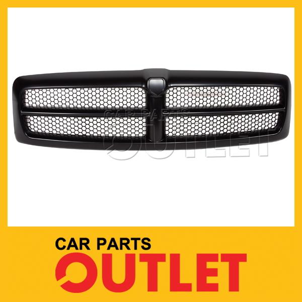 1999-2001 ram 1500 sport pkg front grille ch1200245 black honey comb mesh grill