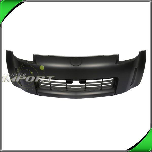 03-05 nissan 350z black unpainted non-primered front bumper cover replacement