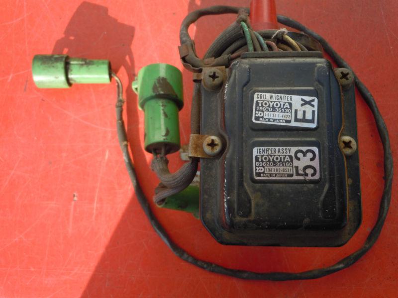 One used /takeoff toyota  igniter and coil assembly out of 1986 4 runner