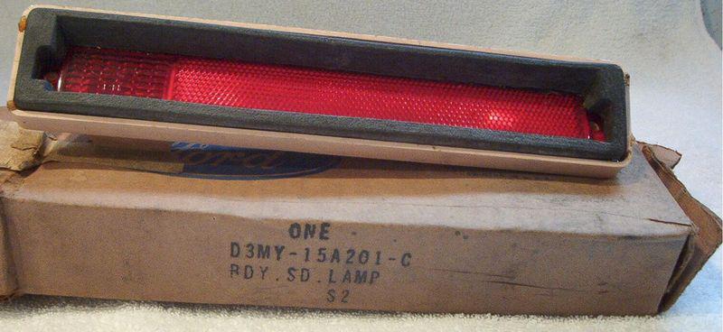 1973 mercury sidemarker light rh nos