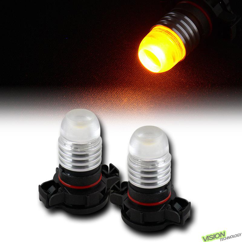 2pc yellow h16/5101/5102 3w high power led daytime running/fog/drl light bulbs