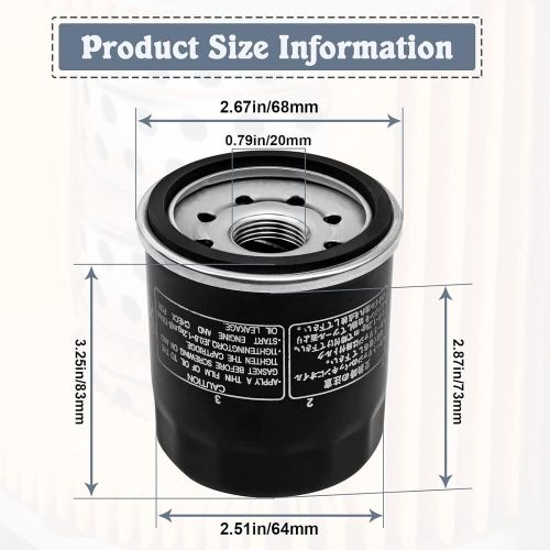 Oil filter 16097-0008 for kawasak ninja 250 300 400 650 300 500 zx6r z650 vulcan