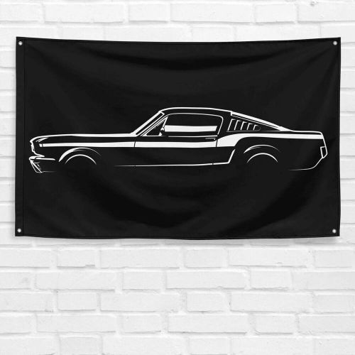 For ford mustang 1st gen 1965 enthusiast 3x5 ft flag dad birthday banner