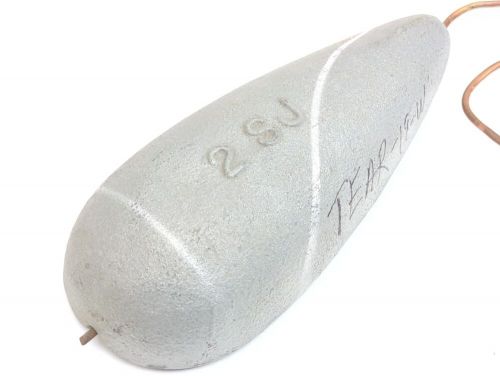 Electro guard tear-19-w 2-sj 1-5/8&#034; x 5-1/8&#034; weld-on hull plate zinc anode