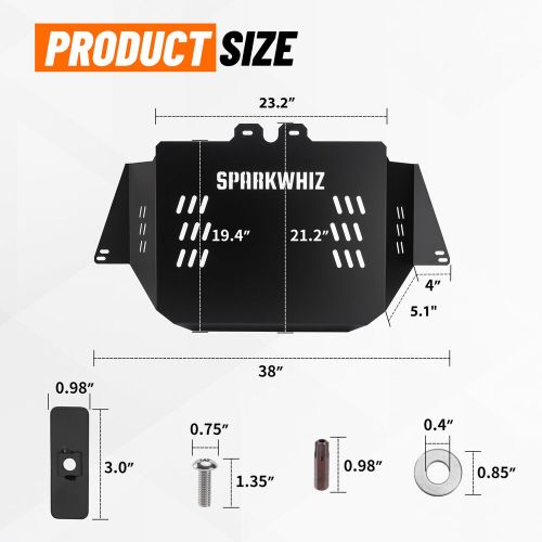 New catalytic converter shield security protection for 2016-2022 toyota tacoma