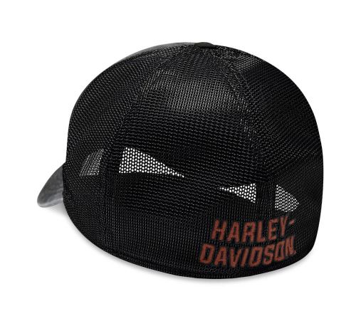 Harley davidson washed colorblock fitted 39thirty cap 99407-20vm