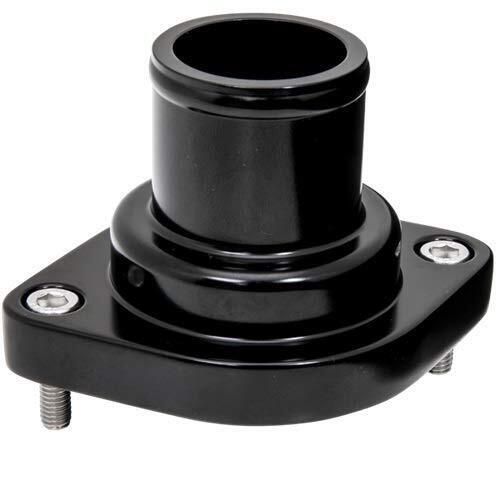 Billet specialties    blk90134    ls thermostat housing straight out  black