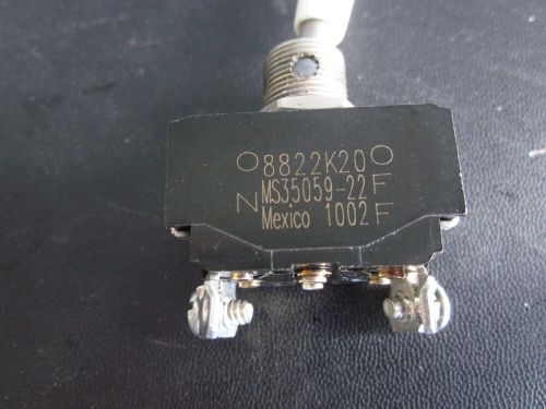 Toggle switch 8822k20 / ms35029-22