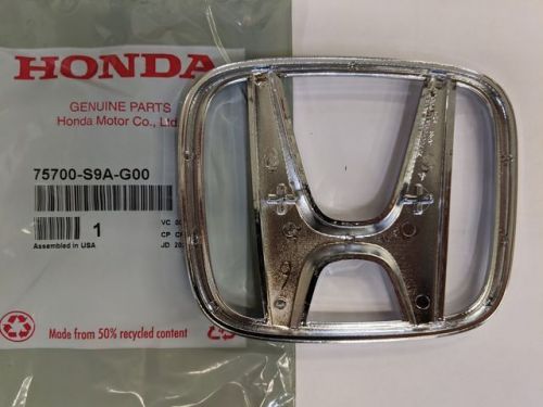 Genuine honda emblem front (h) 75700-s9a-g00