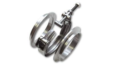 Vibrant exhaust connection v-band flange stainless steel 2.50" diameter each