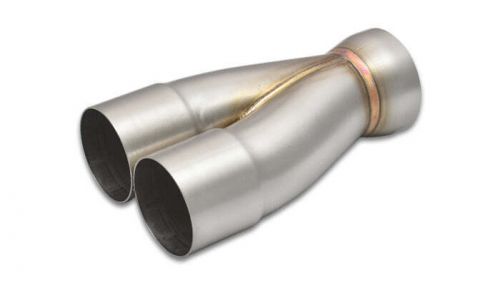 Vibrant 2-1 stainless steel merge collectors 3in inlet slipover id 3-1/2in out