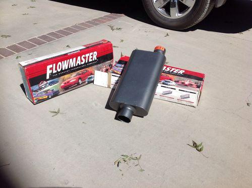 Two flowmaster  50 series mufflers