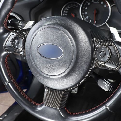 For 2017-21 toyota 86 subaru brz carbon fiber steering wheel outer frame cover