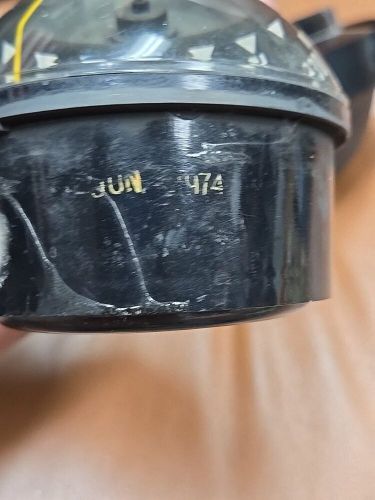 Vintage roseland nj aqua meter nautical boat marine black 1974 dome compass