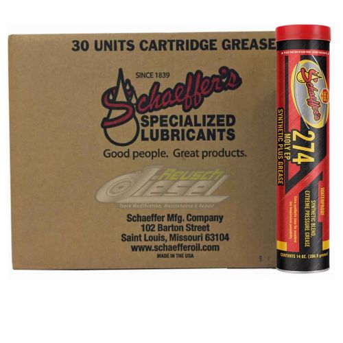 Schaeffer&#039;s oil moly ep synthetic plus waterproof grease (30 tubes) #274 nlgi#1