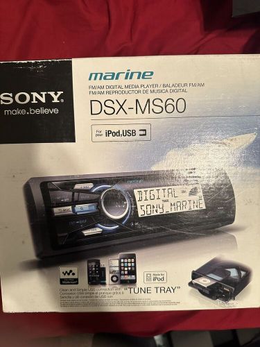 Sony marine radio model dsx-ms60 new in box very rare