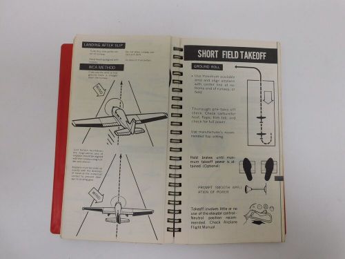 Lot of 3 vintage aviation pilot books flight train exam manuals maneuvers pan am