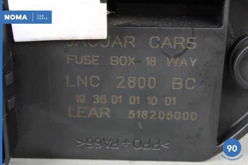 98-03 jaguar xj8 sv8 vdp x308 heelboard relay fuse box 18 way lnc2800bc oem